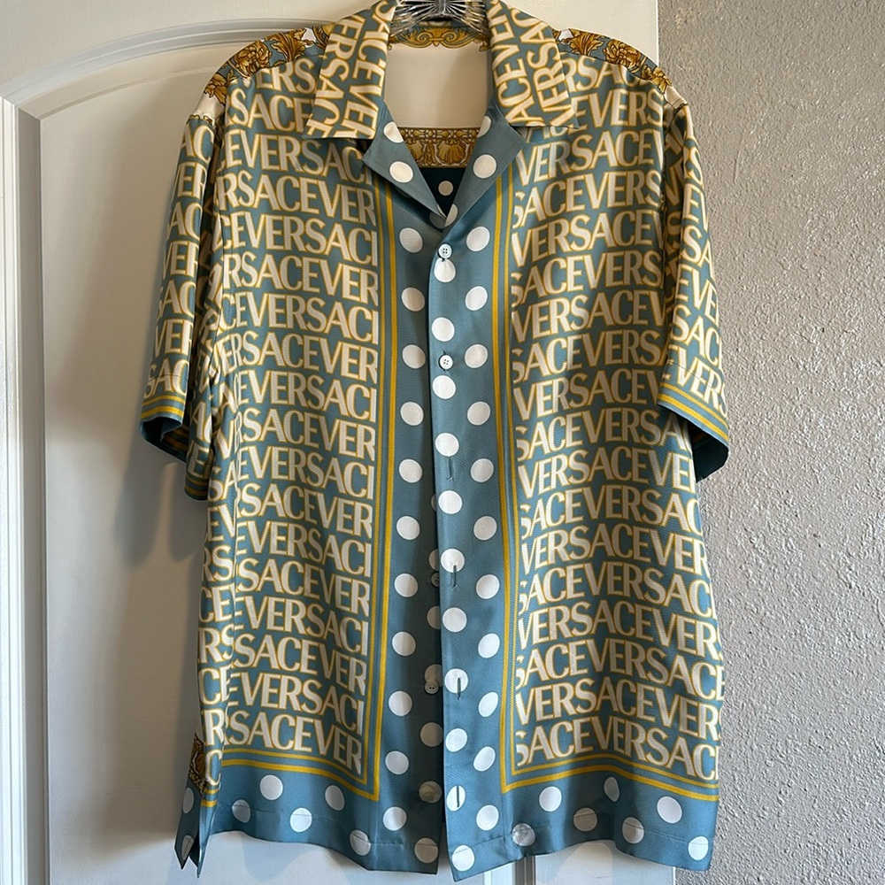 VERSACE Silk Shirt Size 50